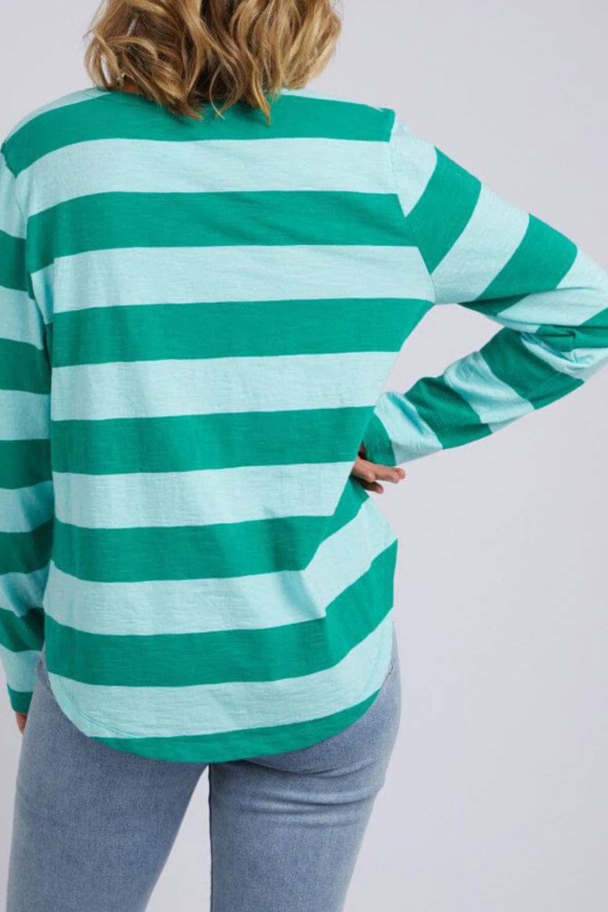 Elm Spritz Stripe LS Tee