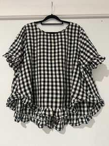 Black & White Check Top