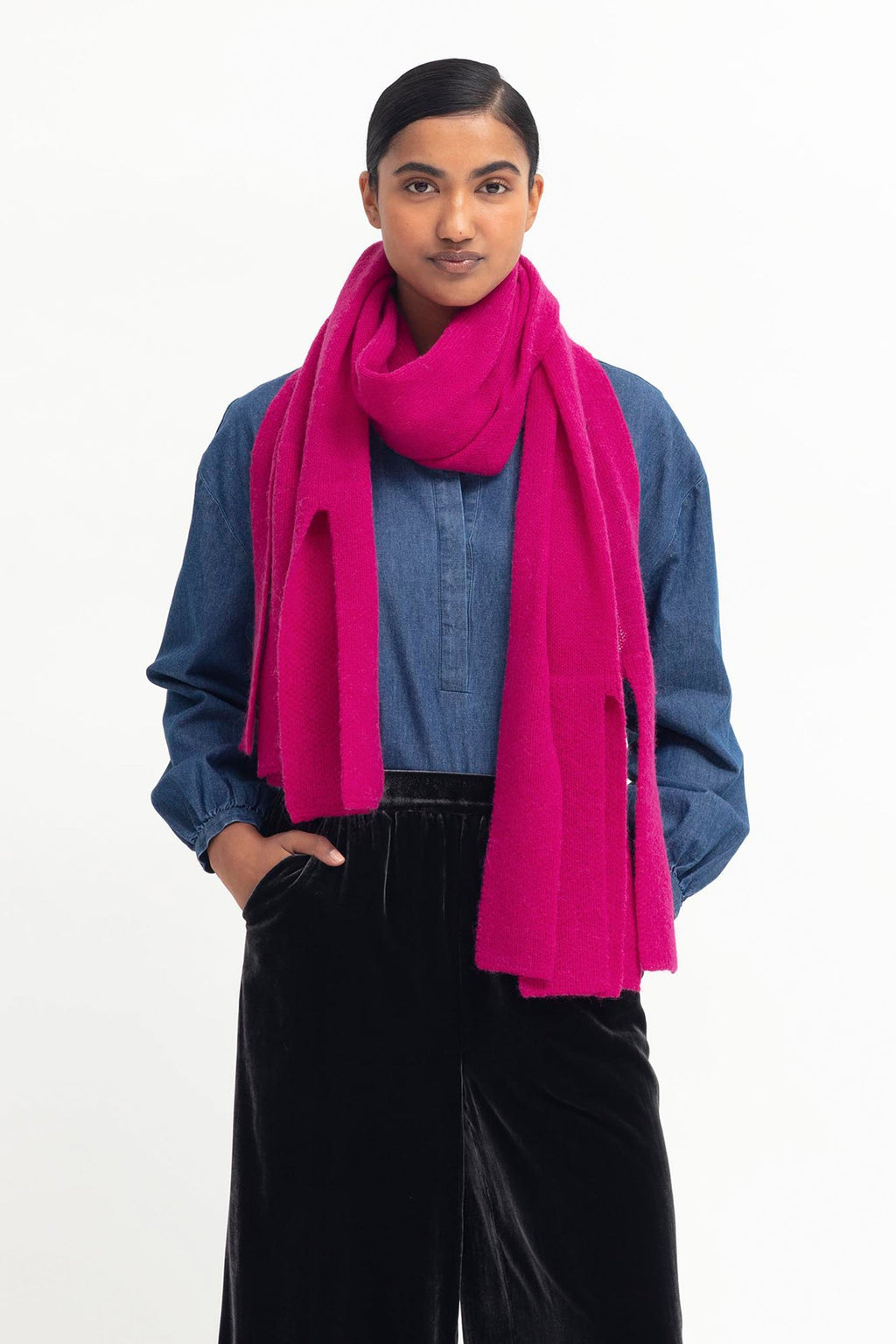 Elk Agna Fringe Scarf