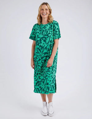 Elm Stencil Floral Dress