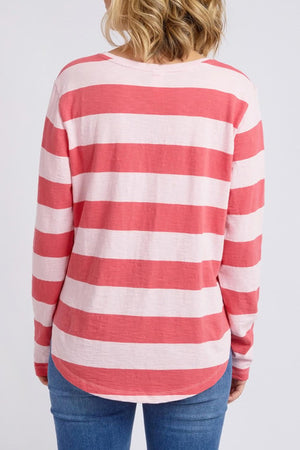 Elm Spritz Stripe LS Tee