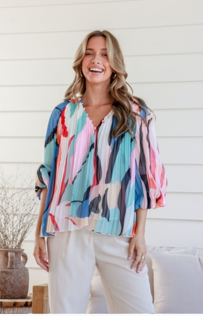 AA Gelato Pleat Blouse