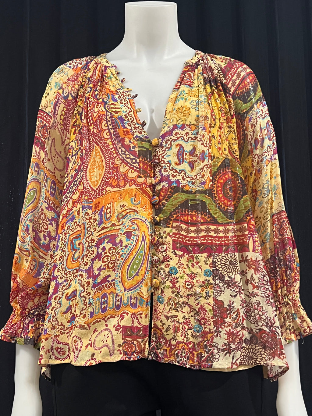 Lurex Thread Blouse