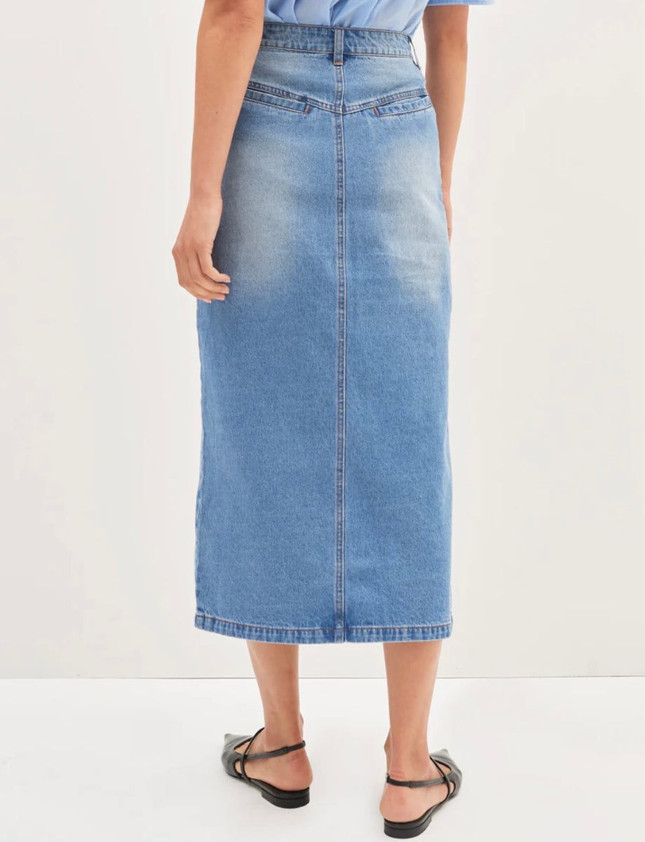 Morrison Blanca Denim Skirt – Prato Echuca