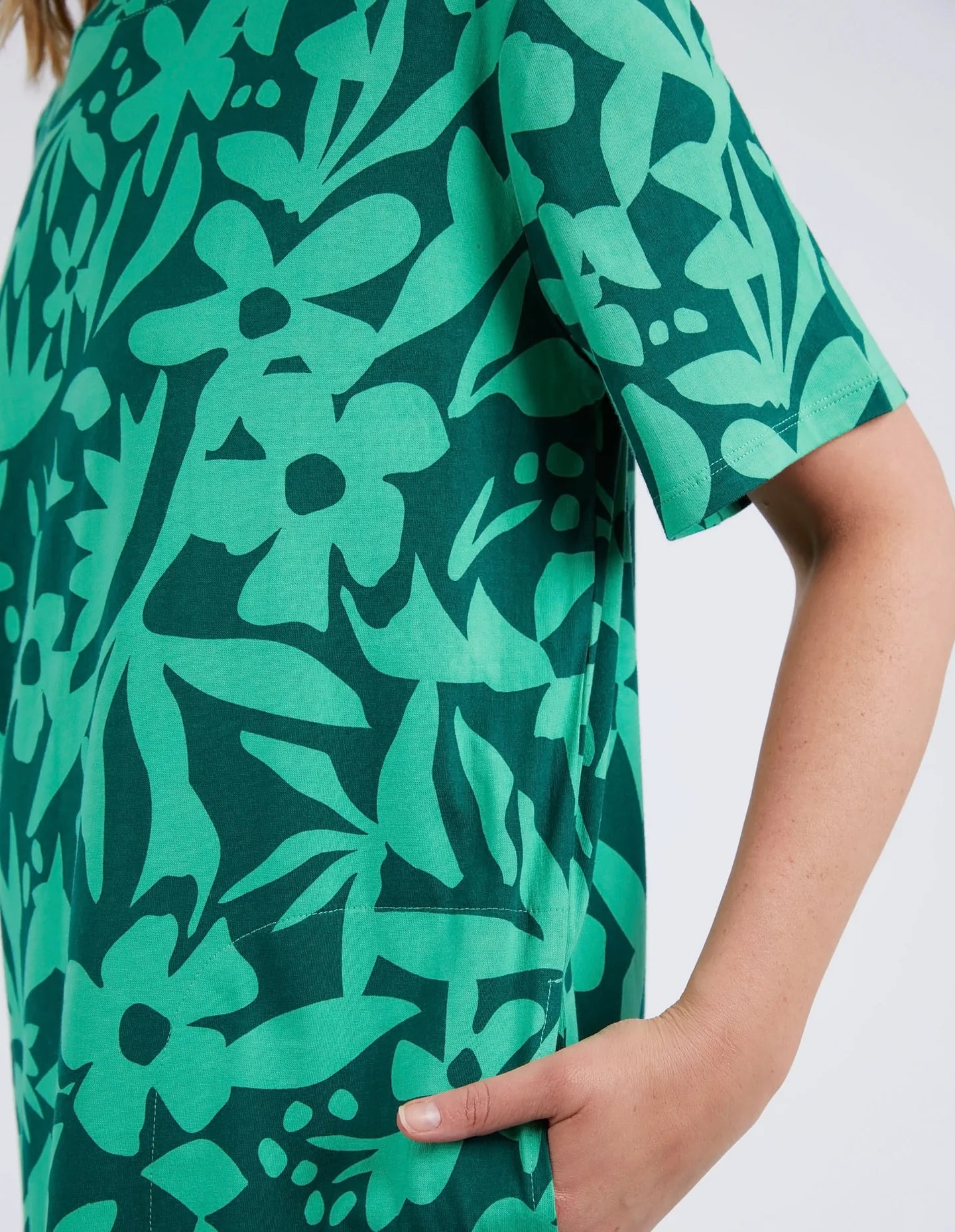 Elm Stencil Floral Dress