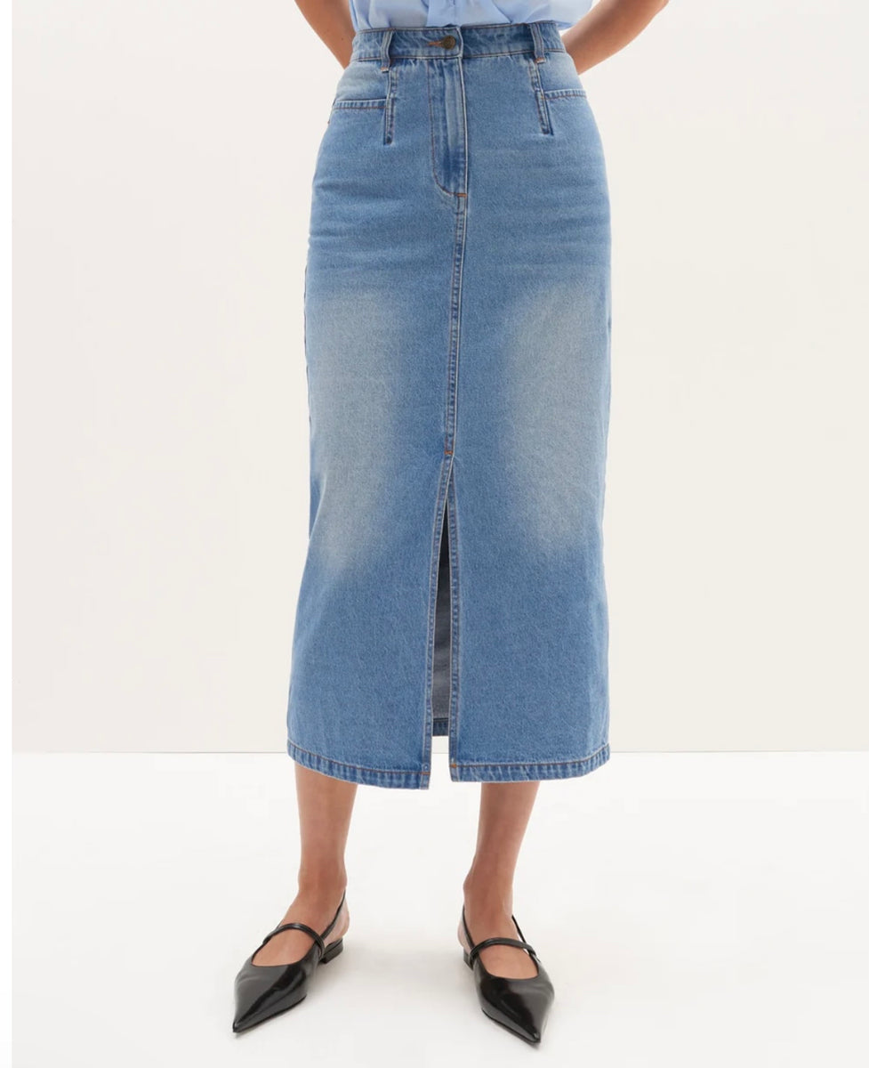 Morrison Blanca Denim Skirt – Prato Echuca