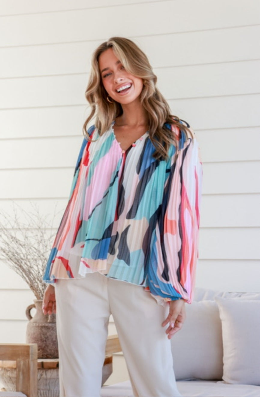 AA Gelato Pleat Blouse