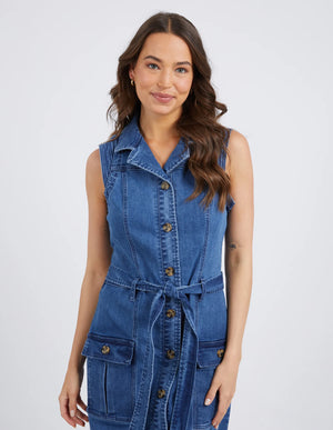 Elm Daisy Denim Dress