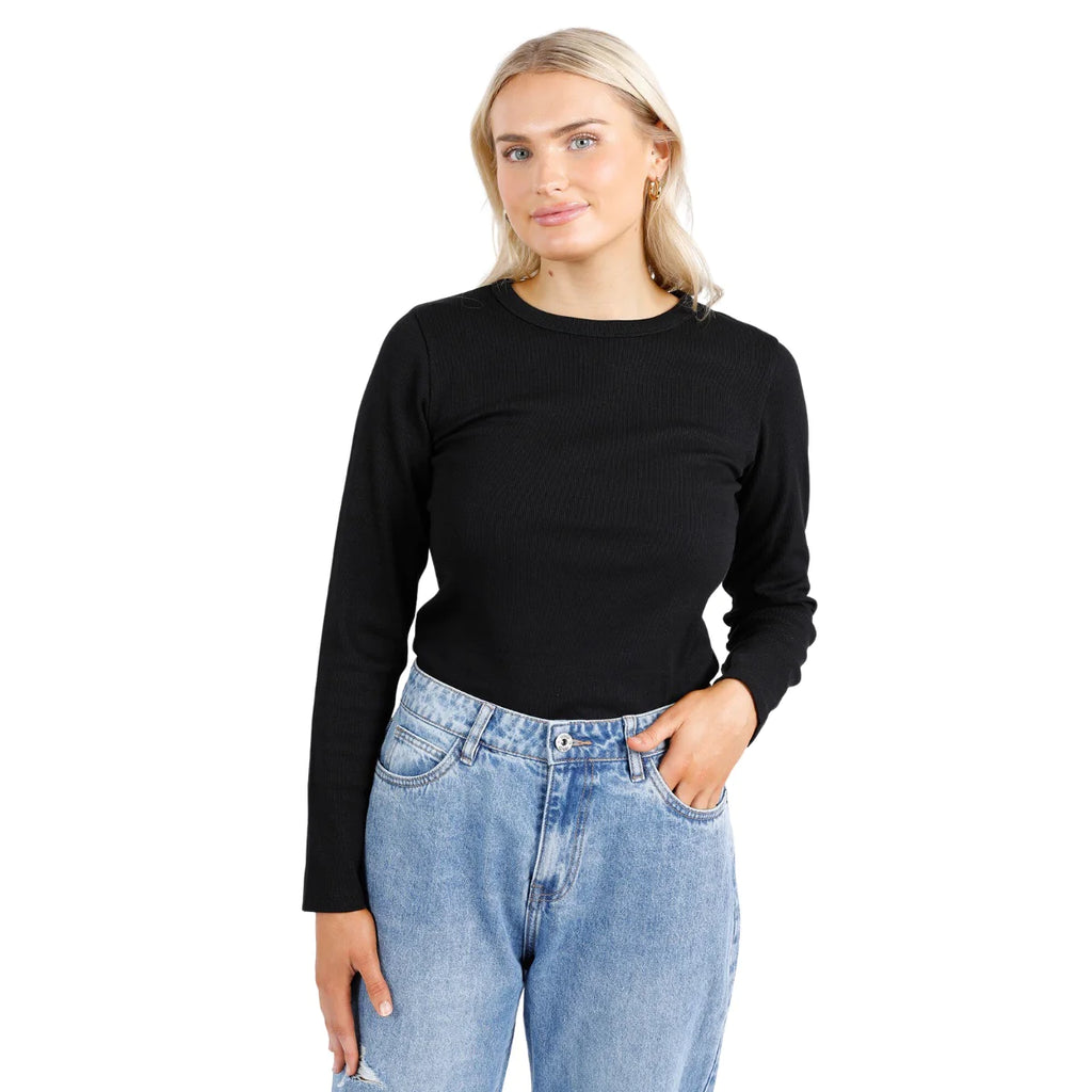 Elm Ellie LS Rib Tee