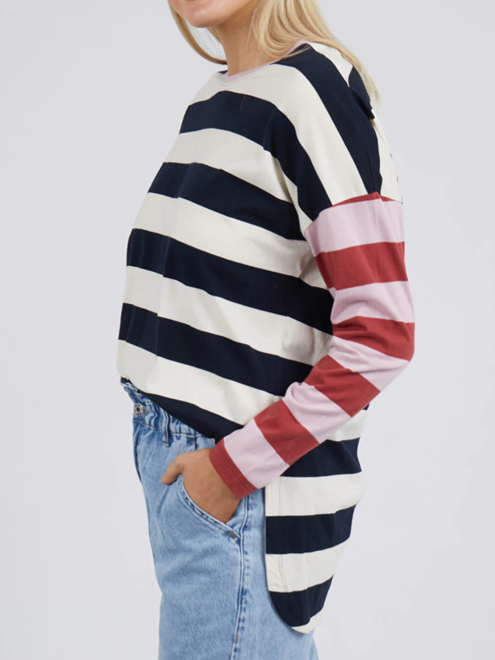 Elm Jetta Stripe LS Tee