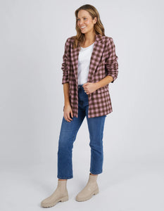 Elm Spencer Check Blazer