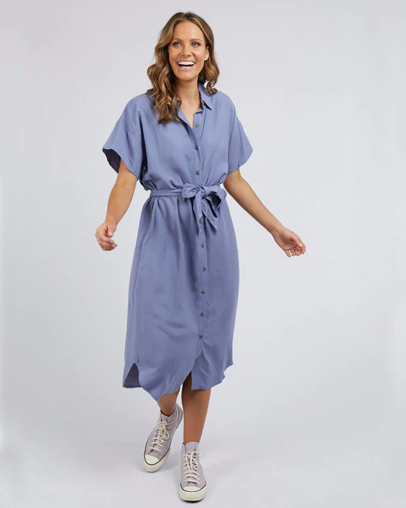 Elm Sage Shirt Dress