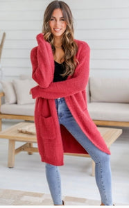 Fluffy Pocket Cardi