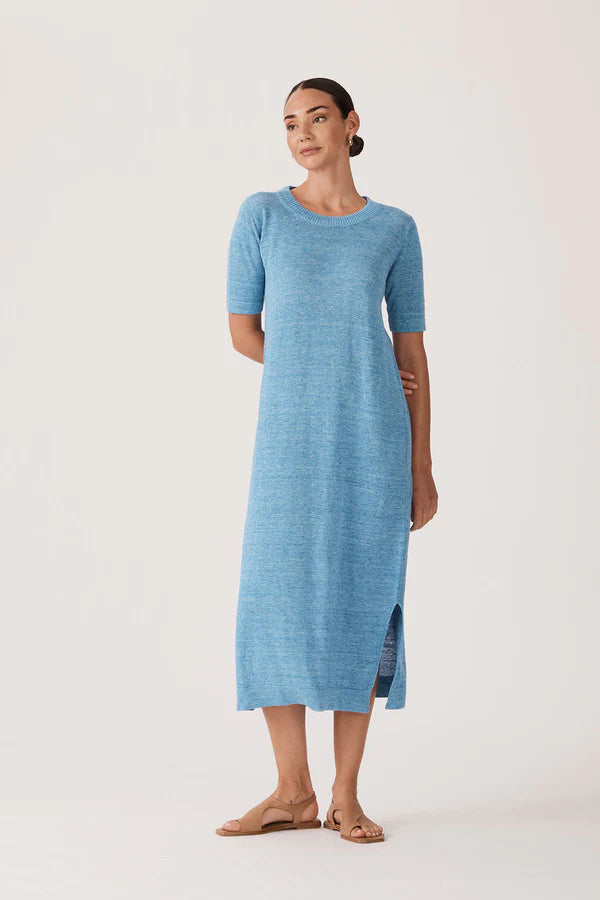 Cable Melbourne Linen Knit Dress