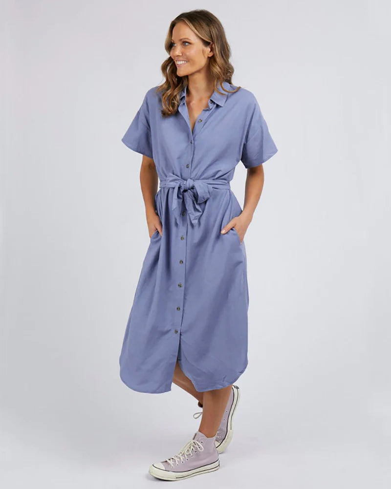 Elm Sage Shirt Dress